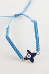 Çiçek Nazar Makrome Örgülü Bileklik - Siyah