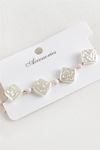 Baklava Boncuk İnci Makrome İp Bileklik - Açık Pembe