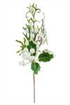 Ağaç Beyaz Kokina Yılbaşı Süsü 34 cm - Beyaz