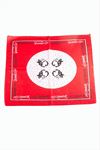 Atatürk İmzalı Desenli Bandana 50*50 - Kırmızı