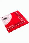 Atatürk İmzalı Desenli Bandana 50*50 - Kırmızı