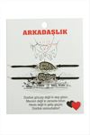 Best Friends Arkadaş Deri Bileklik - Siyah