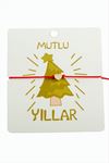 Kalp Yılbaşı Bilekliği - Kırmızı