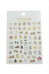 Tavşan Tattoo Dövme Sticker - Beyaz