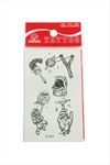 Astronot Tattoo Dövme Sticker - Beyaz