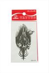 Güneş Tattoo Dövme Sticker - Siyah