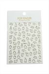 Koyun Tattoo Dövme Sticker - Beyaz
