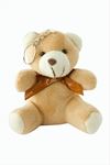 Ayıcık Peluş Çanta Anahtarlık 12 cm - Kahverengi