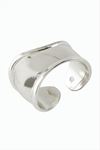 Oval Metal Yüzük - Gümüş Rengi