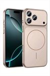 İphone 17 Pro Max Uyumlu Magsaff Kapak Kılıf - Gri