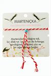 Mavi Boncuk Marteniçka Bileklik - Mavi