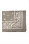 Çini Desenli Bandana 50*50 - Gri