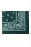 Çini Desenli Bandana 50*50 - Petrol Yeşili