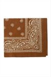 Çini Desenli Bandana 50*50 - Kahverengi