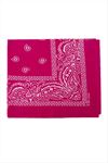 Çini Desenli Bandana 50*50 - Fuşya