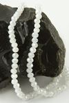 Renkli Kristal Dizi Taş 4 mm - Beyaz