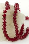 Renkli Kristal Dizi Taş 8 mm - Bordo