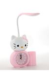 Hello Kitty Masa Lambası Saat Ve Kalemlik