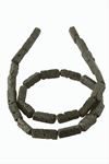 1,3 cm Dikdörtgen Boru Lav Taşı - Siyah
