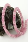 6 mm Rondela Pembe Kuvars Taşı - Pembe