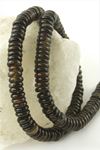 8 mm Rondela Akik Taşı - Siyah