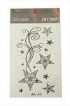 Yıldız Tattoo Dövme Sticker - Beyaz