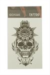 Kuru Kafa Tattoo Dövme Sticker - Beyaz