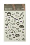 Karışık Tattoo Dövme Sticker - Beyaz