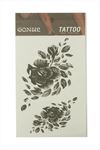 Gül Tattoo Dövme Sticker - Beyaz