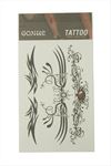Kanat Tattoo Dövme Sticker - Siyah