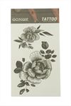 Gül Tattoo Dövme Sticker - Beyaz