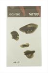 Göz Tattoo Dövme Sticker - Beyaz