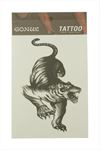 Kaplan Tattoo Dövme Sticker - Siyah