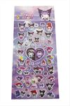 Çzgflm Karakteri Kabartmalı Sticker - Mor
