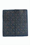 Kiraz Dal Desenli Zr Şifon Fular 50*50 cm - Lacivert