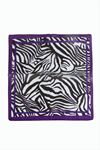 Mor Renkli Zr Şifon Fular 50*50 cm - Mor