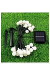 Solar 5m 28 Led Top RGB Siyah Kablolu