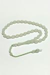 Fosfor Plastik Tesbih 8*11 mm - Fosfor Yeşil