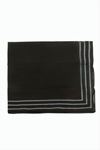 Çizgi Desenli Bandana 50*50 - Siyah