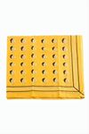 Kuru Kafa Desenli Bandana 50*50 - Sarı