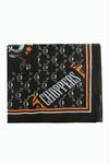 Kuru Kafa Desenli Bandana 50*50 - Siyah