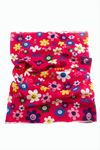 Papatya Desenli Baff Boyunluk - Pembe