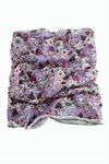 Çiçek Desenli Baff Boyunluk - Lila