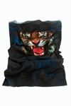 Aslan Desenli Baff Boyunluk - Lacivert