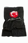 Ay Yıldız Desenli Baff Boyunluk - Siyah