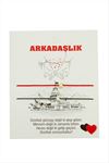 Kalp Arkadaşlık İp Bileklik 2 Adet - Beyaz