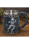 3D Astronot Tasarımlı Kupa Bardak - Çelik İç Yüzeyli - Uzay Teması