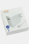 120W Type C Şarj Aleti - Beyaz