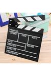 Küçük Boy Dekoratif Sinema Klaketi - Ahşap Tasarım - 20x20 cm