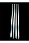 Geniş Yassı Metal Adana Kebap Şişi - 50 cm